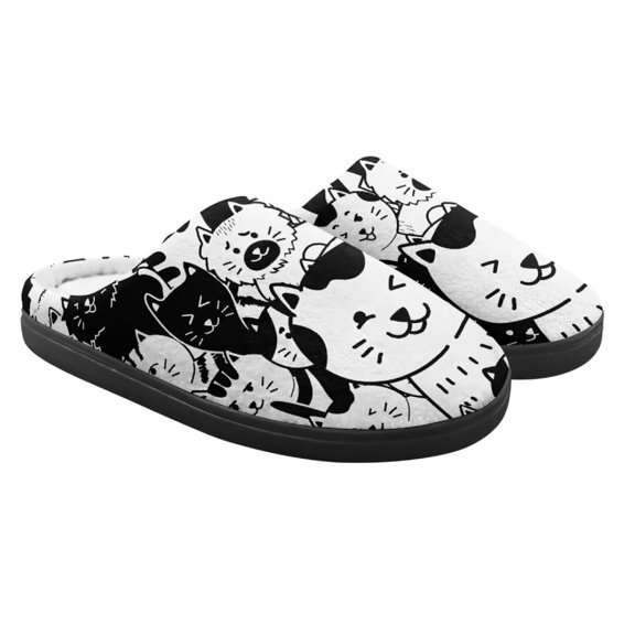 Whosucclay Cotton Slippers for Boys Girls Comfortable and Warm Anti-Skid Sole Slipper Cotton Slippers