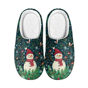 Whosucclay Cotton Slippers for Women Comfortable and Warm Anti-Skid Sole Slipper Cotton Slippers