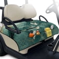 thumbnail image 1 of Whosucclay Crane Art Print Foldable Golf Cart Seat Covers, 4 Pockets Golf Cart Accessories for Club Car EZGO Yamaha Club Cart 2-Person Golf Carts, 1 of 9