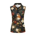 thumbnail image 1 of Whosucclay Daisy and Bird Design Ladies Golf Shirts Workout Tank Tops for Women, Anti Shrink V Neck for Fitness Sports Athletic, 1 of 7