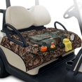 thumbnail image 1 of Whosucclay Dead Leaf and Deer Pattern Folding Golf Cart Seat Covers 4 Convenient Pockets, Golf Cart Seat Towel for EZGO Yamaha Carts, 1 of 9