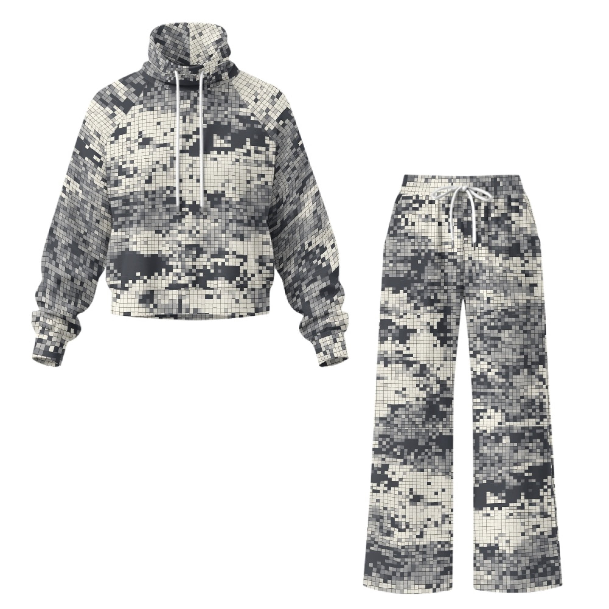 Traksuit Pattern Whosucclay Digital Camouflage Pattern Spandex Blend Two Piece Tracksuit ...