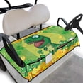 thumbnail image 1 of Whosucclay Dinosaur Clover Coin Breathable Golf Cart Seat Cover Anti-Slip for EZGO Yamaha Club Car Icon, Anti-Scratch Golf Cart Seat Protector, 1 of 7
