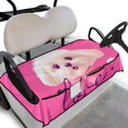 thumbnail image 1 of Whosucclay Dog Pattern Golf Cart Seat Towel Blanket, Comfort Elastic Foldable Design Durable Golf Cart Seat Protector for Club Car EZGO Yamaha, 52.36 x 32.28 inch, 1 of 7