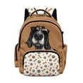 thumbnail image 1 of Whosucclay Dog Paw Print, Bone & Heart School Backpack Bookbag for Boys Girls, Large Capacity School Bag High School Middle School with Lightweight Adjustable Straps, 1 of 8