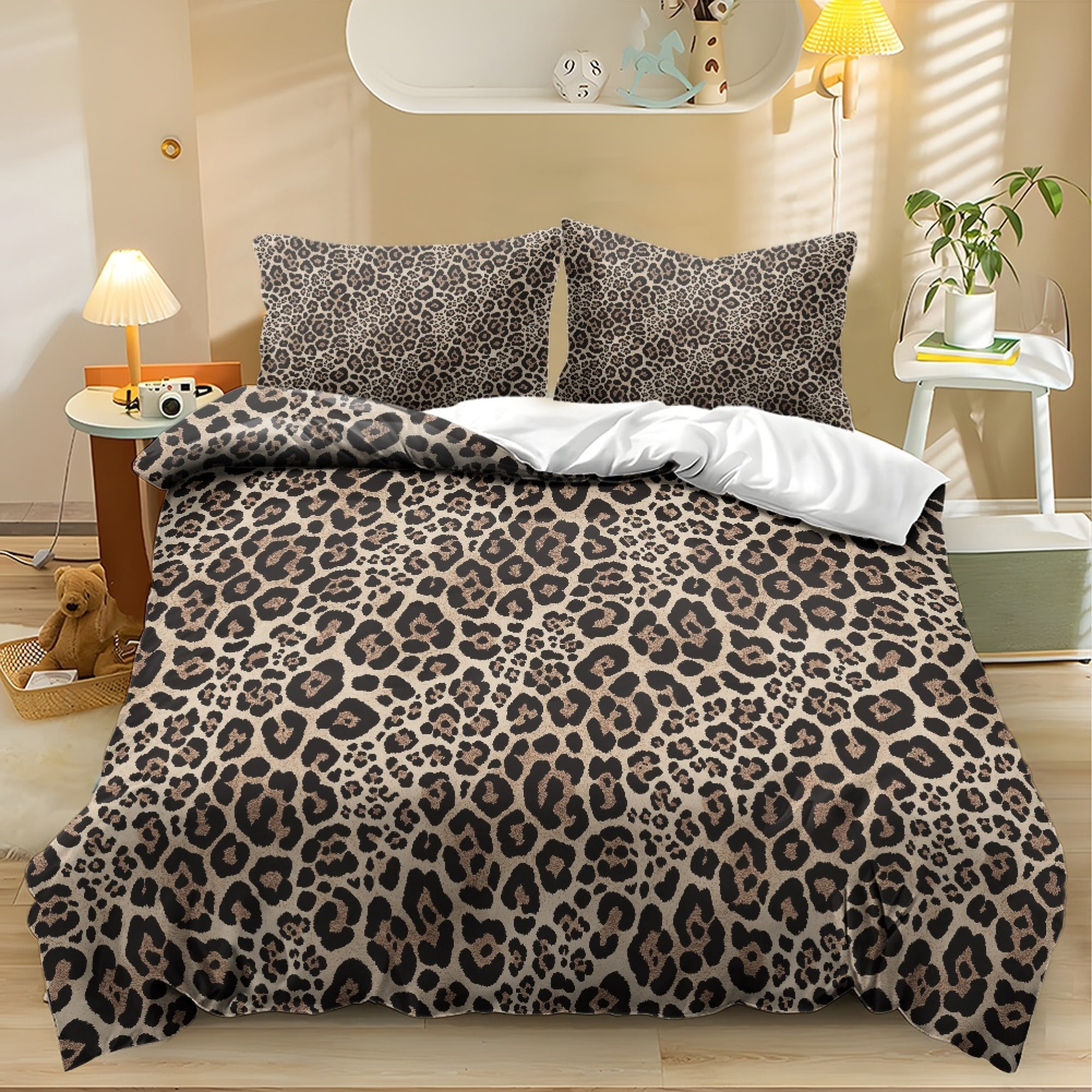 Whosucclay Easy Care Comforter Cover Set for Daily Use Bedroom, 3 Piece ...