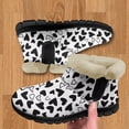 thumbnail image 1 of Whosucclay Flannel Womens and Girl Snow Boots Ankle Booties Waterproof Winter Boots Slip on Fashion Boots No Slip Boots, 1 of 6