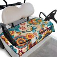 thumbnail image 1 of Whosucclay Floral Butterfly Mandala Golf Cart Seat Cover Blanket, with 4 Pockets Non-slip Anti-Scratch Seat Cushion Cover for Club Car Yamaha EZGO, 52.36" x 32.28", 1 of 7
