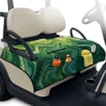 thumbnail image 1 of Whosucclay Fluid Art Golf Cart Accessories, 51.18 x 30.3 inches Quilted Keeps Seat Clean Golf Cart Seat Towel with All-Weather Protection 4 Convenient Pockets, 1 of 9