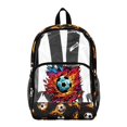 thumbnail image 1 of Whosucclay Football Pattern Shoulder Bag for Girls Boys, 17 Inch Heavy Duty Transparent School Bag Kindergarten Elementary with Large Capacity Adjustable Straps, 1 of 10