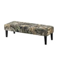 thumbnail image 1 of Whosucclay Forest Camo Hunting Print Dining Bench Cover Removable Bench Slipcover for Living Room, Bedroom, Kitchen Wear Resistant Bench Seat Protector Cover Soft Bench Protectors, 1 of 7