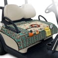 thumbnail image 1 of Whosucclay Geometric Southwest Quilted Golf Seat Covers, Anti Slip for EZGO Yamaha Carts Club Cars, 4 Convenient Pockets 51.18 x 30.3 inches, 1 of 9
