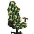 thumbnail image 1 of Whosucclay Golden Shamrock Strip Print Gaming Chair Cover Stretchable Rotating Desk Chair Protector Cover with Armrest Slipcovers Washable Slipcover for Office & Gaming Chairs St Patrick's Day Decor, 1 of 8