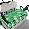thumbnail image 1 of Whosucclay Golf Ball Pattern Anti-Scratch Golf Cart Seat Cover Comfortable for EZGO Club Car Yamaha Icon, With 4 Storage Pockets Golf Cart Seat Protector, 1 of 7
