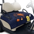 thumbnail image 1 of Whosucclay Golf Ball Tee Golf Cart Seat Blanket, All-Weather Protection Golf Cart Cover Protector for Club Car 2 Passenger Golf Carts EZGO 4 Storage Pockets, 1 of 9