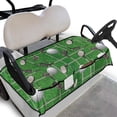 thumbnail image 1 of Whosucclay Golf Club & Ball Print 4 Pockets Golf Cart Seat Cover Breathable for EZGO Club Car Yamaha Icon, Anti-Fade Golf Cart Seat Protector, 1 of 7