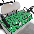thumbnail image 1 of Whosucclay Golfer Silhouette Pattern Cover Blanket, With 4 Storage Pockets Protector Elastic Non-slip Golf Cart Seat Towel Blanket for Most 2-Seat Golf Carts, 1 of 7