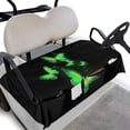 thumbnail image 1 of Whosucclay Green Butterfly Pattern Golf Cart Seat Cover Towel Anti-Slip for Yamaha EZGO Club Car Icon, Comfort Golf Cart Seat Protector, 1 of 6