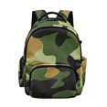 thumbnail image 1 of Whosucclay Green Camouflage Elementary Schoolbag Large Capacity Lightweight Large Capacity School Bag with Multi-Pockets, High School Book Bag for Boys Girls, 1 of 8