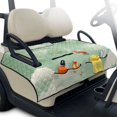 thumbnail image 1 of Whosucclay Green Koi Fish Golf Cart Seat Towel, Stain-Resistant 4 Convenient Pockets Golf Cart Seat Cushion Cover for Club Cars EZGO Icon Quick Dry, 1 of 9