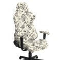 thumbnail image 1 of Whosucclay Green Leaf Print Gaming Chair Covers Slipcovers, Stretch Washable Removable Computer Reclining Gaming Chair Protector Slipcovers with Armrest Cover (No Chairs), 1 of 8