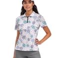 thumbnail image 1 of Whosucclay Happy Easter Golf Tops, Breathable Moisture Wicking Stretch Polo Shirts for Tennis Outdoor Sports Training Fashionable Size Large, 1 of 10