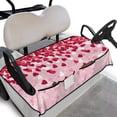 thumbnail image 1 of Whosucclay Heart Note Pattern with Multiple Pockets Protector, Anti-Wear With 4 Storage Pockets Golf Cart Seat Cover for Club Car Yamaha EZGO, 52.36"x 32.28", 1 of 7