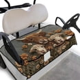 thumbnail image 1 of Whosucclay Highland Cow Family Golf Cart Seat Cover, Non-slip Golf Cart Seat Protector for 2-Seat Golf Carts Anti-Wear Golf Cart Seat Towel Blanket, 52.36"x 32.28", 1 of 7