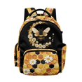 thumbnail image 1 of Whosucclay Honeycomb with Daisy Floral Print School Bookbag for Boys Girls, Adjustable Straps Schoolbag High School Middle School Kindergarten with Large Capacity, 1 of 8
