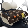 thumbnail image 1 of Whosucclay Horse Pattern Golf Cart Seat Blanket, 4 Pockets Cushion Cover for EZGO TXT RXV 2-Seater, 51.18 x 30.3 inches, 1 of 9
