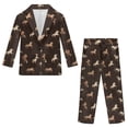 thumbnail image 1 of Whosucclay Horse Pattern, Non-Stretch Polyester Cloth Boys Suit Dual Front Pockets Breathable Boys Outfit for Party Wedding Graduation, 1 of 10