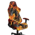 thumbnail image 1 of Whosucclay Horse Rose Fire Print Stretch Gaming Chair Cover, Soft and Comfortable Rotating Desk Chair Protector, Dust Protection, Modern, for Office Computer Racing Seat, 1 of 8