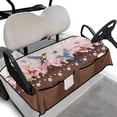 thumbnail image 1 of Whosucclay Hummingbird Cherry Blossom Pattern Golf Cart Seat Blanket, Breathable Foldable for Most 2 Seats Anti-Fade Towel Blanket Cover, 52.36 x 32.28 inch, 1 of 7