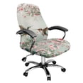 thumbnail image 1 of Whosucclay Hummingbird Cherry Blossom Print Office Chair Cover, Washable Chair Slipcovers Removable Computer Chair Slipcovers with Elastic Bottom Protective Rotating Desk High Back Seat-S, 1 of 7