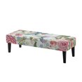 thumbnail image 1 of Whosucclay Hummingbird Flower Butterfly Print Dining Room Bench Covers Stretch Bench Chair Slipcovers, Removable Bench Protectors Washable Dining Chair Slipcovers for Living Room, Kitchen, 1 of 7