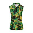 thumbnail image 1 of Whosucclay Jamaican Flag Pattern Workout Tank Tops for Ladies Elastic Casual Durable Sleeveless Shirts XS - 2XL, 1 of 7