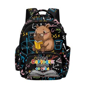 Whosucclay Math Science Doodle Pattern 17 Inch Backpack for Boys Girls, Large Capacity Lightweight School Backpack Bookbag for High School Elementary School