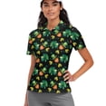 thumbnail image 1 of Whosucclay Moisture Wicking Golf Tops, Elf Hat Clover Polyester Stretch Quick Dry Polo Shirts for Tennis Outdoor Sports Golf Course Size Small, 1 of 10