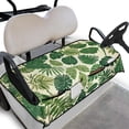 thumbnail image 1 of Whosucclay Monstera Leaves Durable Golf Cart Seat Protector, 4 Storage Pockets Thickened Golf Cart Seat Cover for Club Car EZGO Yamaha, 52.36" x 32.28", 1 of 7