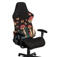 thumbnail image 1 of Whosucclay Mushroom Butterfly Daisy Star Print Gaming Chair Cover Stretchable Rotating Desk Chair Protector Cover with Armrest Slipcovers Washable Slipcover for Office & Gaming Chairs, 1 of 8