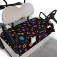 thumbnail image 1 of Whosucclay Music Flowers Golf Cart Seat Cover, Wear-Resistant Golf Cart Seat Towel Blanket Anti-Fade Durable Golf Cart Seat Protector for Most 2 Seats, 1 of 7