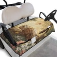 thumbnail image 1 of Whosucclay Owl and Daisy Pattern Golf Cart Seat Cover Protector, Soft Thick Storage Pockets Golf Cart Seat Protector for Club Car EZGO Yamaha, 52.36" x 32.28", 1 of 7