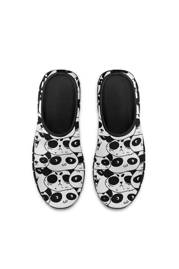 Panda Sneakers for Women Slip-on Sneakers Fitness,Running Shoes,Walking Shoes Comfortable and Lightweight Black Shoes
