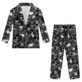 thumbnail image 1 of Whosucclay Polyester Football Doodle Print Boys Outfit for School Wedding, 2 Pieces Boys Suit Single Button Non-Stretch Durable, 1 of 10