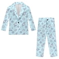 thumbnail image 1 of Whosucclay Polyester Space Rocket Formal Wear Outfit for Party Wedding, Set of 2 Boys Suit Elastic Waist Single Button Soft, 1 of 10