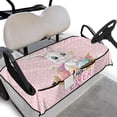 thumbnail image 1 of Whosucclay Rabbit Golf Cart Seat Protector, Anti-Fade 4 Front Pockets 4 Storage Pockets Golf Cart Seat Cover for Yamaha Club Car EZGO, 52.36" x 32.28", 1 of 7