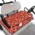 thumbnail image 1 of Whosucclay Reindeer Frost Golf Cart Seat Blanket, Elastic 4 Front Storage Pockets Golf Cart Seat Protector for Yamaha EZGO Club Car, 52.36"x 32.28", 1 of 7