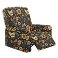 thumbnail image 1 of Whosucclay Rooster Chicken Sunflower Butterfly Print Recliner Slipcover Stretch Reclining Chair Covers Recliner Chair Covers with Storage Pocket Furniture Protector 4 Pieces Sofa Cover Prevent Stain, 1 of 8