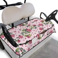 thumbnail image 1 of Whosucclay Rose Floral Pattern 4 Pockets Golf Cart Seat Cover Non-slip for Yamaha EZGO Club Car Icon, Anti‑Slip Golf Cart Seat Protector, 1 of 7