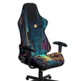 thumbnail image 1 of Whosucclay Sci-fi City Print Gaming Chair Cover, Stretchable Machine Washable Computer Chair Seat Slipcovers with Armrest Cover Fits Most Office/PC Chairs & Racing Style Seats, 1 of 8